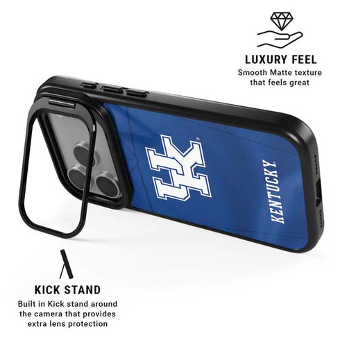 University of Kentucky Blue Jersey iPhone 17 Pro Kickstand Case
