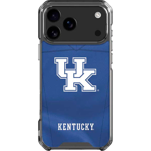 University of Kentucky Blue Jersey iPhone 17 Pro Max Clear Case