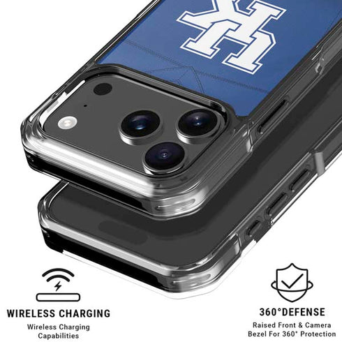 University of Kentucky Blue Jersey iPhone 17 Pro Max Clear Case