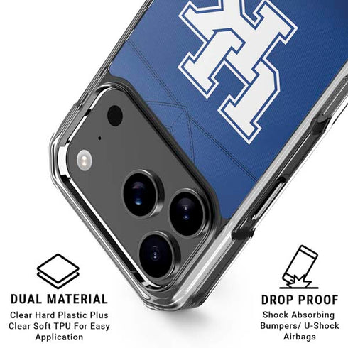 University of Kentucky Blue Jersey iPhone 17 Pro Max Clear Case
