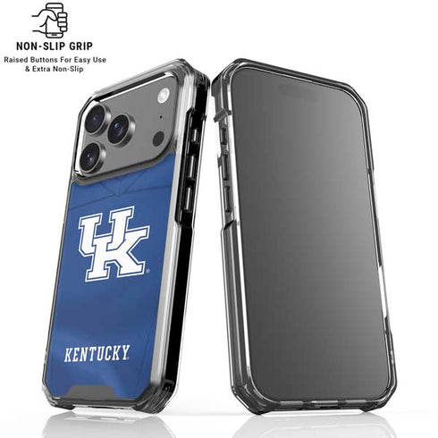 University of Kentucky Blue Jersey iPhone 17 Pro Max Clear Case
