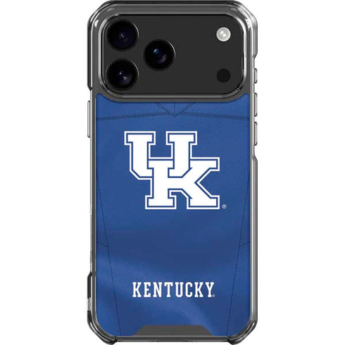 University of Kentucky Blue Jersey iPhone 18 Pro Max Clear Case