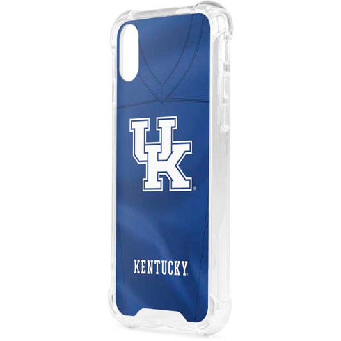 University of Kentucky Blue Jersey iPhone XS Clear Case