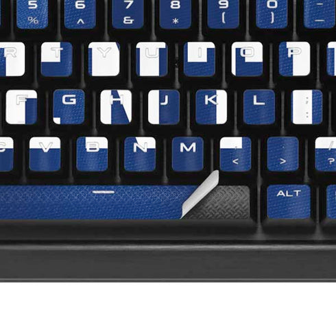 University of Kentucky Blue Jersey K95 RGB PLATINUM Mechanical Gaming Keyboard Skin