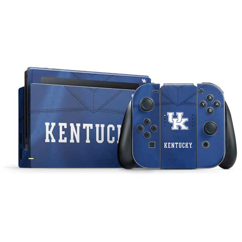 University of Kentucky Blue Jersey Nintendo Switch Bundle Skin