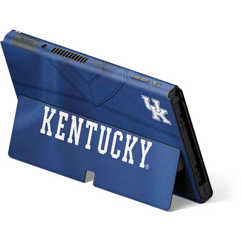 University of Kentucky Blue Jersey Nintendo Switch OLED (2021) Skin
