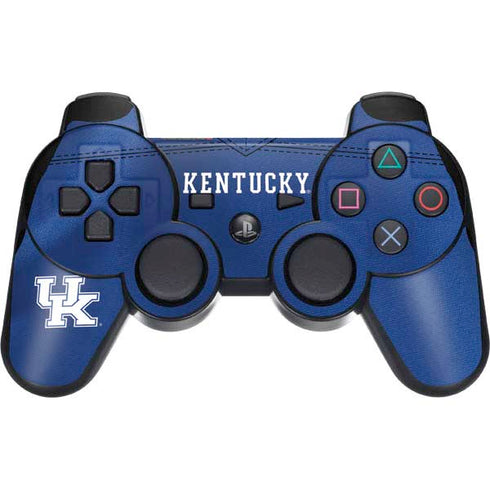 University of Kentucky Blue Jersey PS3 Dual Shock wireless controller Skin