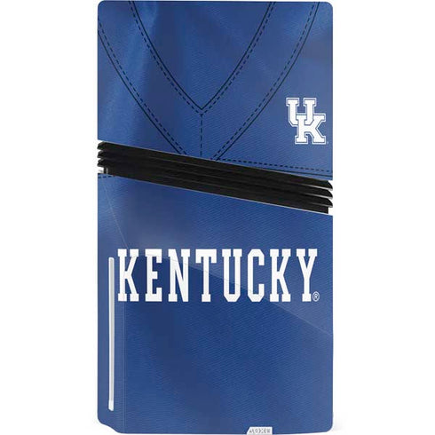 University of Kentucky Blue Jersey PS5 Pro Disk Console Skin