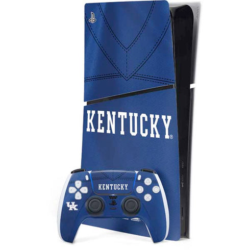 University of Kentucky Blue Jersey PS5 Slim Digital Edition Bundle Skin