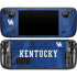 University of Kentucky Blue Jersey Steam Deck Handheld Gaming Computer OLED Skin