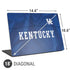 University of Kentucky Blue Jersey Universal Laptop 18in (14.6 x 10.6in) Skin