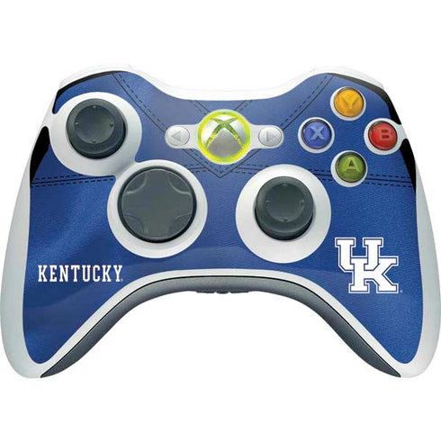 University of Kentucky Blue Jersey Xbox 360 Wireless Controller Skin