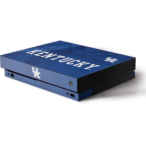 University of Kentucky Blue Jersey Xbox One X Console Skin