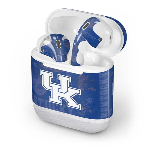 University of Kentucky Jersey Split Apple AirPods 2 Skin