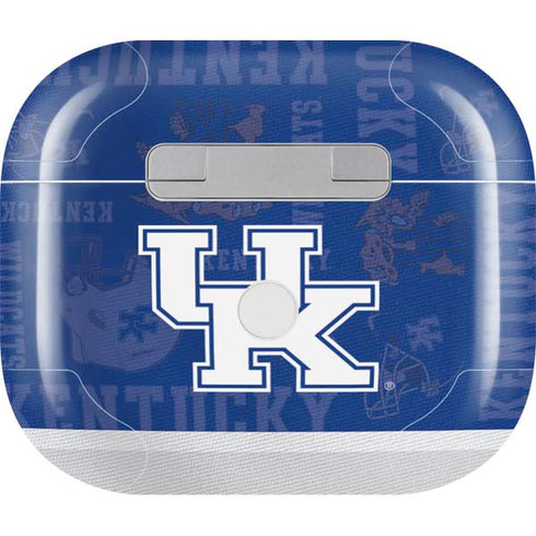 University of Kentucky Jersey Split Apple AirPods (3rd Gen 2021) Skin
