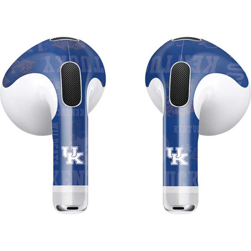University of Kentucky Jersey Split Apple AirPods (3rd Gen 2021) Skin