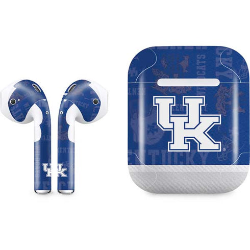 University of Kentucky Jersey Split Apple AirPods Skin
