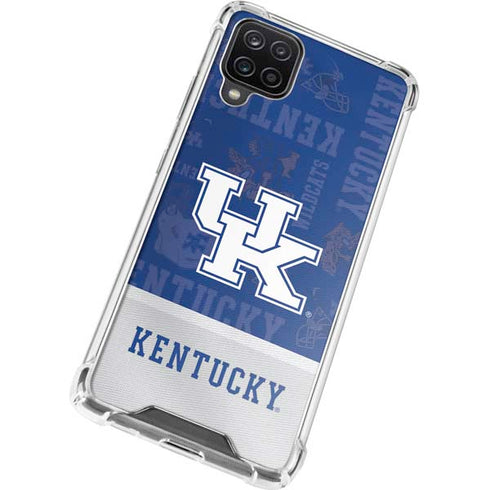 University of Kentucky Jersey Split Galaxy A12 Clear Case