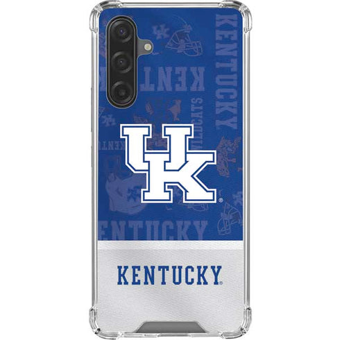 University of Kentucky Jersey Split Galaxy A17 Clear Case