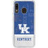 University of Kentucky Jersey Split Galaxy A20 Clear Case