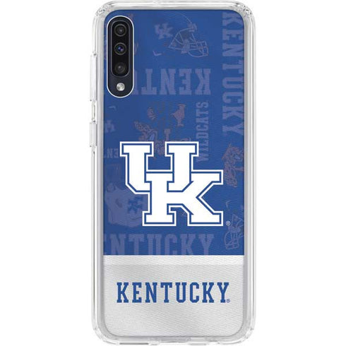 University of Kentucky Jersey Split Galaxy A50 Clear Case