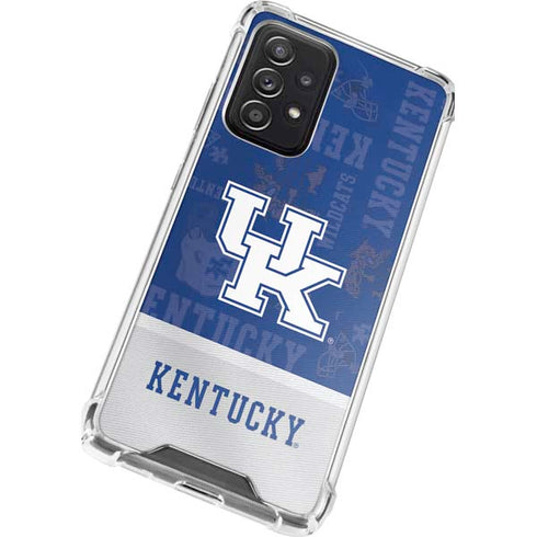 University of Kentucky Jersey Split Galaxy A52 5G Clear Case