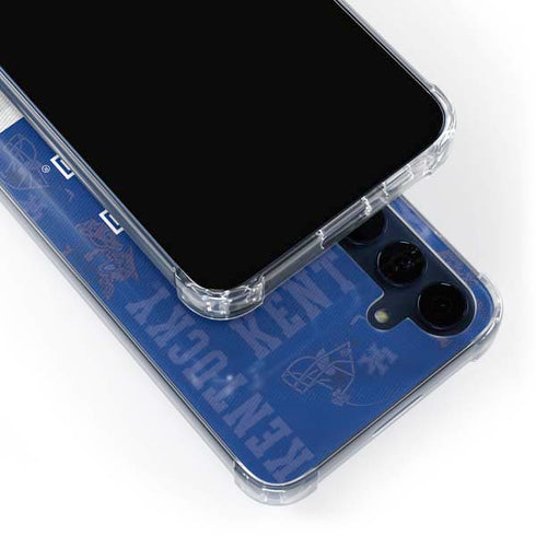 University of Kentucky Jersey Split Galaxy A55 5G Clear Case