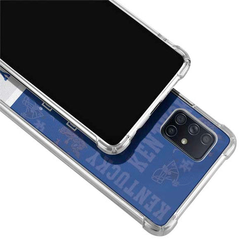 University of Kentucky Jersey Split Galaxy A71 5G Clear Case