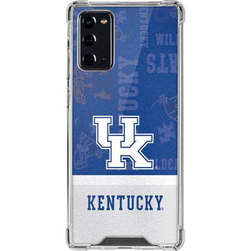 University of Kentucky Jersey Split Galaxy Note20 5G Clear Case