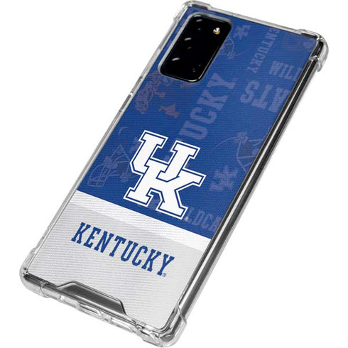 University of Kentucky Jersey Split Galaxy Note20 5G Clear Case