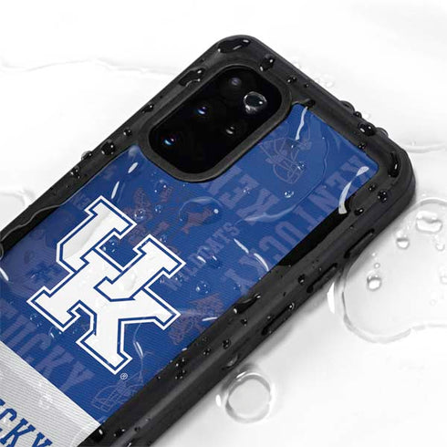 University of Kentucky Jersey Split Galaxy S20 Plus Waterproof Case