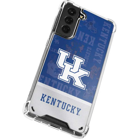 University of Kentucky Jersey Split Galaxy S21 Plus 5G Clear Case