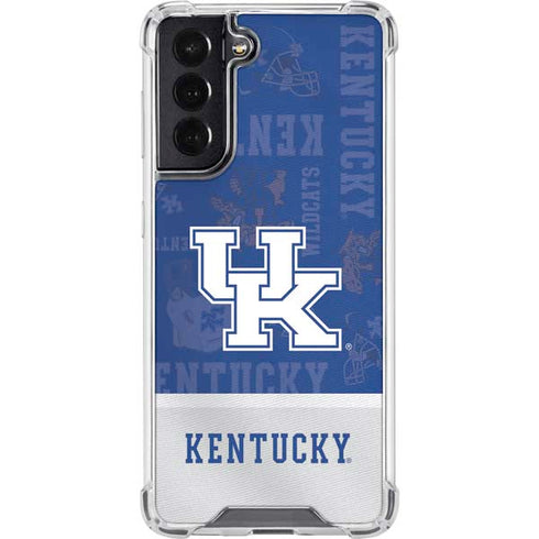 University of Kentucky Jersey Split Galaxy S22 Clear Case