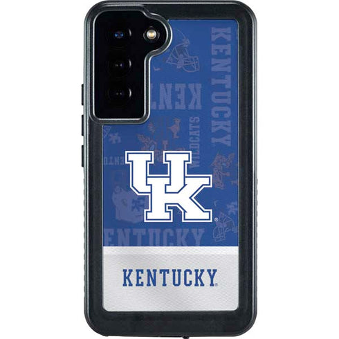 University of Kentucky Jersey Split Galaxy S23 Plus Waterproof Case