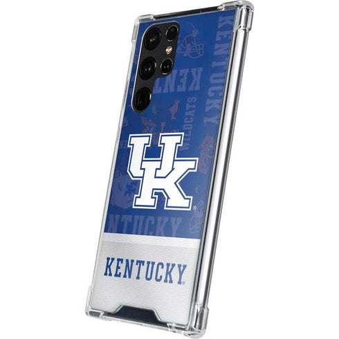 University of Kentucky Jersey Split Galaxy S23 Ultra Clear Case