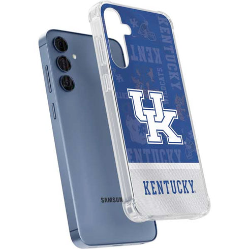 University of Kentucky Jersey Split Galaxy S24 Clear Case