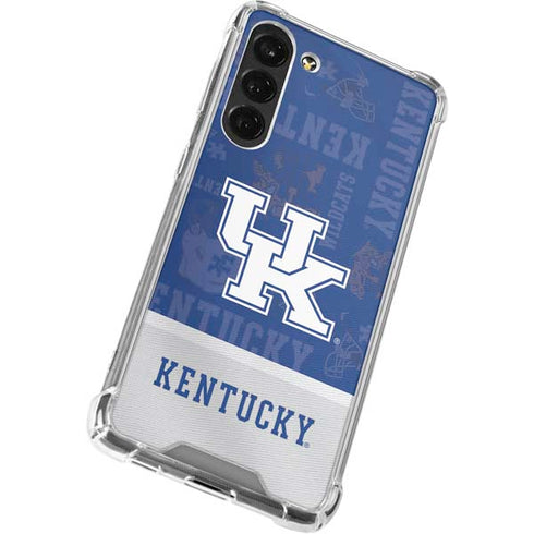 University of Kentucky Jersey Split Galaxy S24 FE Clear Case