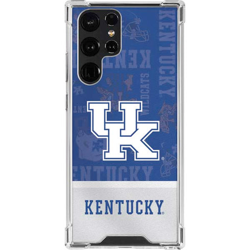 University of Kentucky Jersey Split Galaxy S24 Ultra Clear Case