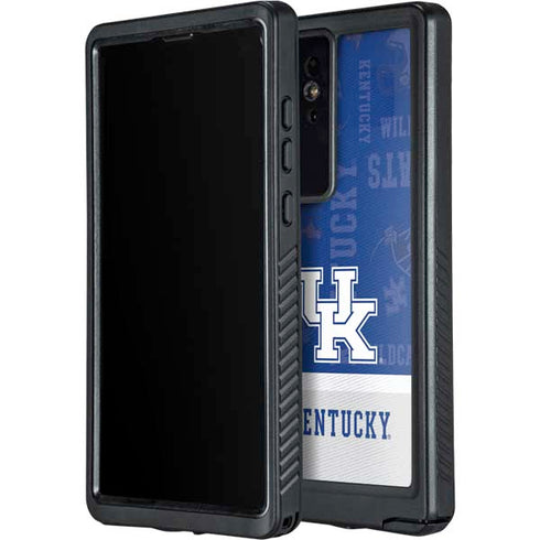 University of Kentucky Jersey Split Galaxy S24 Ultra Waterproof Case