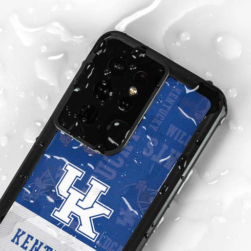 University of Kentucky Jersey Split Galaxy S24 Ultra Waterproof Case