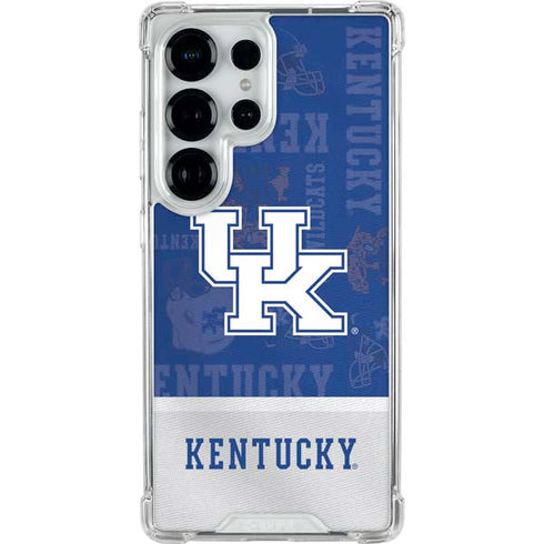 University of Kentucky Jersey Split Galaxy S25 Ultra Clear Case