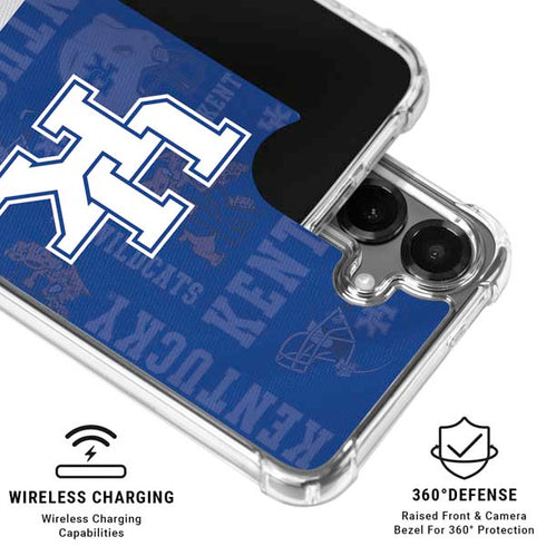 University of Kentucky Jersey Split Galaxy S26 Clear Case