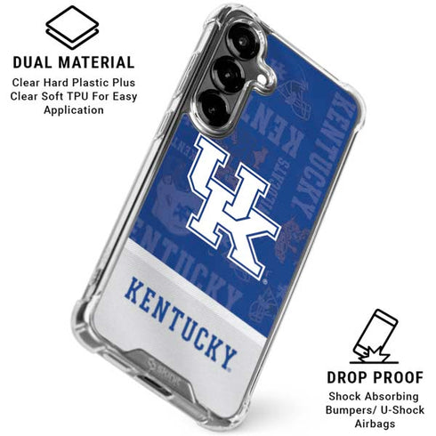 University of Kentucky Jersey Split Galaxy S26 Clear Case
