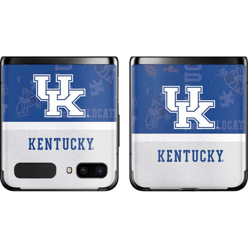 University of Kentucky Jersey Split Galaxy Z Flip Skin