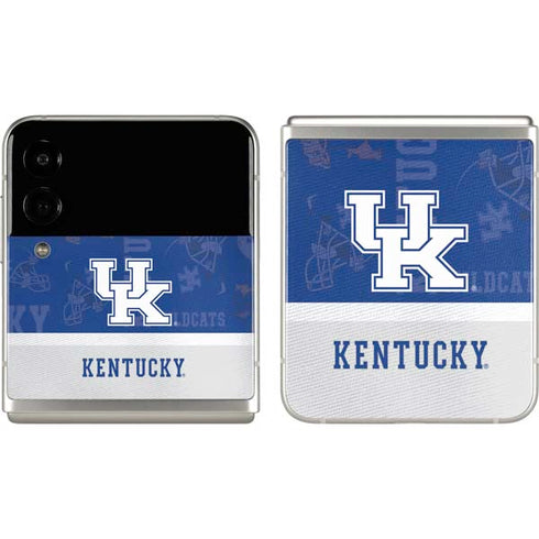 University of Kentucky Jersey Split Galaxy Z Flip3 5G Skin