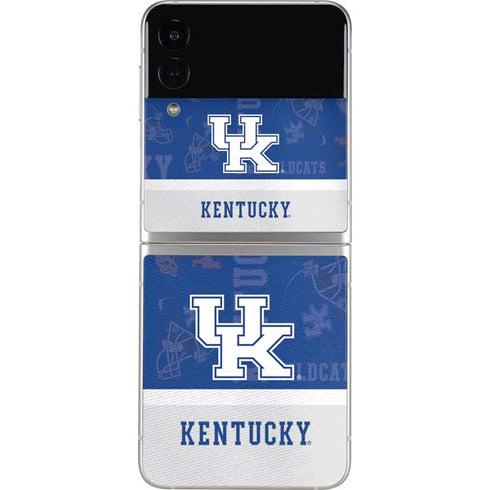 University of Kentucky Jersey Split Galaxy Z Flip3 5G Skin