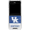 University of Kentucky Jersey Split Galaxy Z Flip5 5G Clear Case