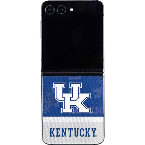 University of Kentucky Jersey Split Galaxy Z Flip5 5G Skin