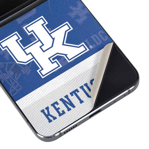 University of Kentucky Jersey Split Galaxy Z Flip5 5G Skin