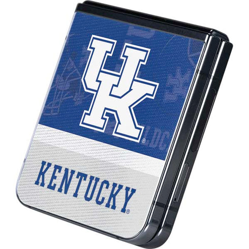 University of Kentucky Jersey Split Galaxy Z Flip5 5G Skin